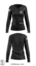 Alameda Police Department 48471078 Women's Long Sleeve V-neck Shirt - 1
