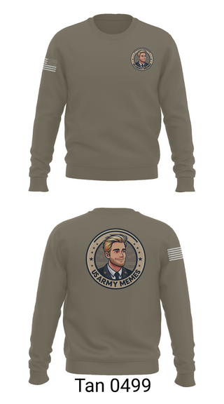 Crew Neck Sweatshirt, U.S Army memes, , Teamtime, Team time, sublimation, custom sports apparel, team uniforms, spirit wear, spiritwear, sports uniforms, custom shirts, team store, custom team store, fundraiser sports, apparel fundraiser