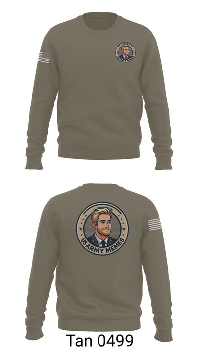 U.S Army memes 48956065 Crew Neck Sweatshirt - 65