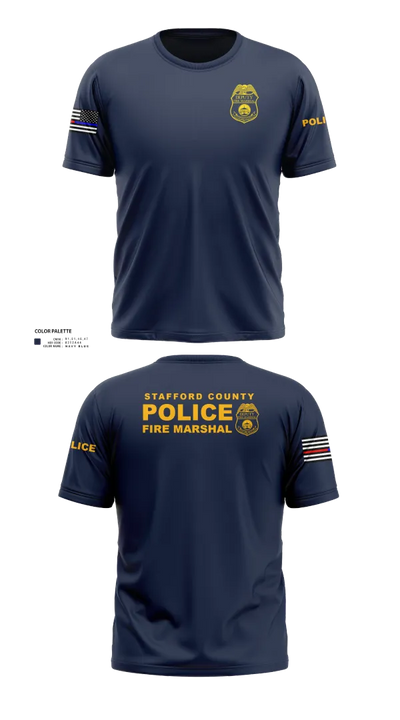 Stafford County Fire Marshal's Office 23358939 Short Sleeve Performance Shirt - 22