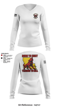 239th Military Police Company 13806202 Women's Long Sleeve V-neck Shirt - 2