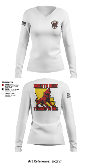 Womens Long Sleeve Vneck Shirt, 239th Military Police Company, , Teamtime, Team time, sublimation, custom sports apparel, team uniforms, spirit wear, spiritwear, sports uniforms, custom shirts, team store, custom team store, fundraiser sports, apparel fundraiser