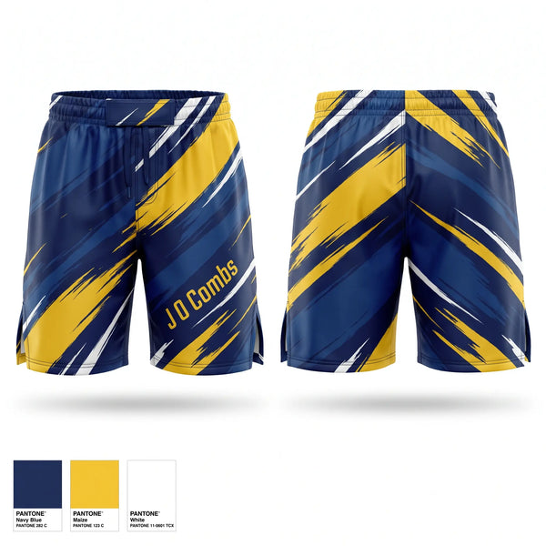 Fight Shorts, J O Combs, Wrestling, Teamtime, Team time, sublimation, custom sports apparel, team uniforms, spirit wear, spiritwear, sports uniforms, custom shirts, team store, custom team store, fundraiser sports, apparel fundraiser