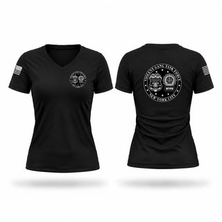 Womens Short Sleeve Vneck Shirt, Violent Gang Task Force, Police, Teamtime, Team time, sublimation, custom sports apparel, team uniforms, spirit wear, spiritwear, sports uniforms, custom shirts, team store, custom team store, fundraiser sports, apparel fundraiser