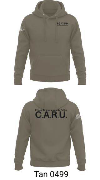 Hoodie, Prince George's County Police CARU, Police, Teamtime, Team time, sublimation, custom sports apparel, team uniforms, spirit wear, spiritwear, sports uniforms, custom shirts, team store, custom team store, fundraiser sports, apparel fundraiser