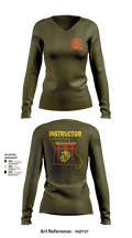 BEER 35985553 Women's Long Sleeve V-neck Shirt - 101