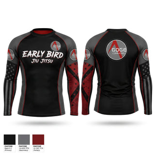 Long Sleeve Rash Guard Shirt, Agoge Combatives EarlyBird, , Teamtime, Team time, sublimation, custom sports apparel, team uniforms, spirit wear, spiritwear, sports uniforms, custom shirts, team store, custom team store, fundraiser sports, apparel fundraiser