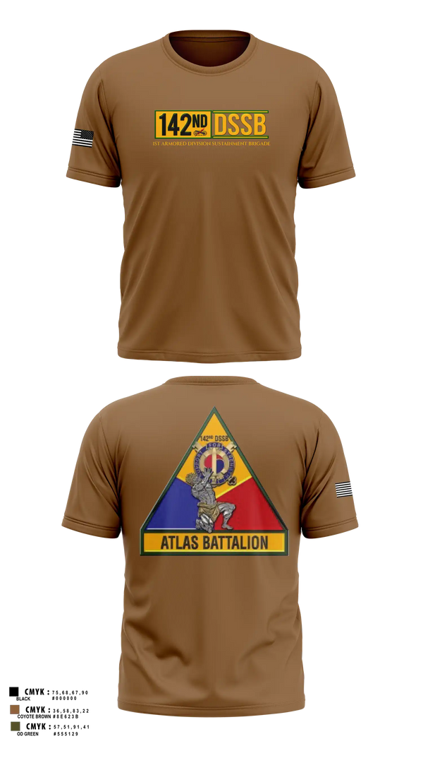 Old School Cotton Shirt, 142d DSSB, Army, Teamtime, Team time, sublimation, custom sports apparel, team uniforms, spirit wear, spiritwear, sports uniforms, custom shirts, team store, custom team store, fundraiser sports, apparel fundraiser