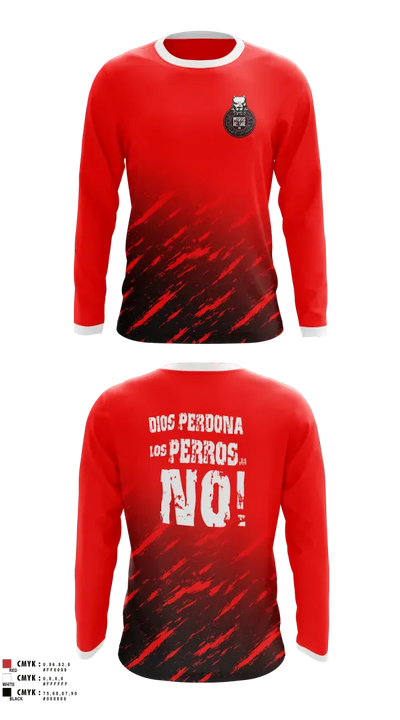 PERROS DEL MAL 12454683 Long Sleeve Performance Shirt 2