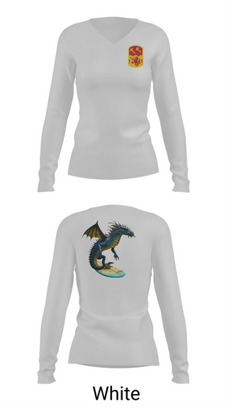Womens Long Sleeve Vneck Shirt, 94th Army Air and Missile Defense Command, Army, Teamtime, Team time, sublimation, custom sports apparel, team uniforms, spirit wear, spiritwear, sports uniforms, custom shirts, team store, custom team store, fundraiser sports, apparel fundraiser