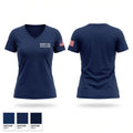 Union Fire Association Women's Short Sleeve V-neck Shirt - 1