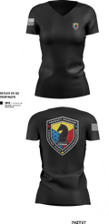 Command Post Modernization 61548186 Women's Short Sleeve V-neck Shirt - 6