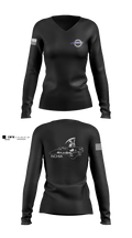 North Carolina Homicide Investigators Association 66323893 Women's Long Sleeve V-neck Shirt - 2