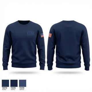 Crew Neck Sweatshirt, Turtle Creek Fire Department, Fire Department, Teamtime, Team time, sublimation, custom sports apparel, team uniforms, spirit wear, spiritwear, sports uniforms, custom shirts, team store, custom team store, fundraiser sports, apparel fundraiser