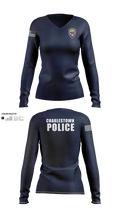 CHPD 3491873 Women's Long Sleeve V-neck Shirt - 22