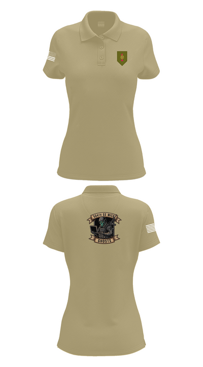 504th GS MICO 91776475 Women's Short Sleeve Performance Polo  - 95