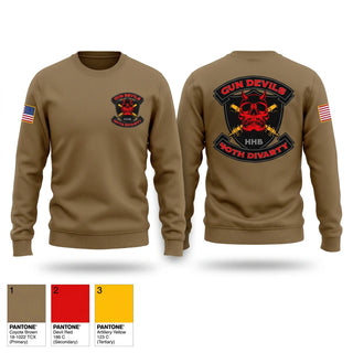 Crew Neck Sweatshirt, HHB 40th DIVARTY, Army, Teamtime, Team time, sublimation, custom sports apparel, team uniforms, spirit wear, spiritwear, sports uniforms, custom shirts, team store, custom team store, fundraiser sports, apparel fundraiser