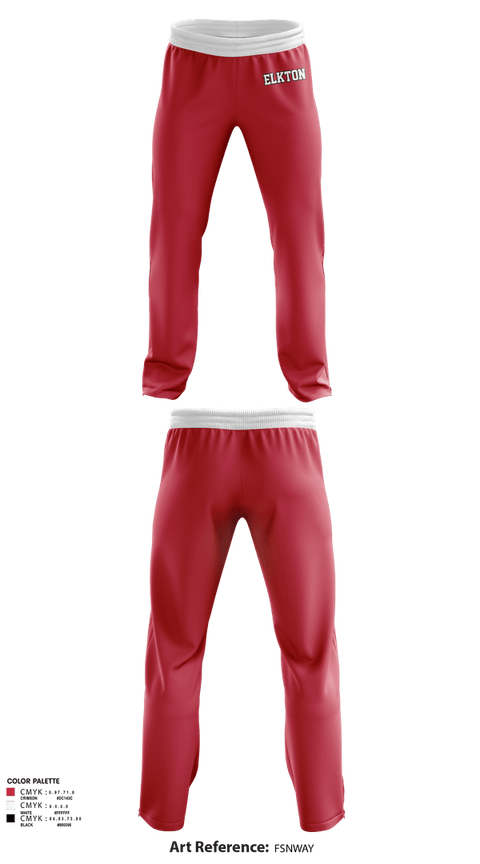 Sweatpants, Elkton, Women's Basketball, Teamtime, Team time, sublimation, custom sports apparel, team uniforms, spirit wear, spiritwear, sports uniforms, custom shirts, team store, custom team store, fundraiser sports, apparel fundraiser