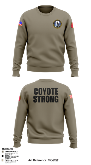 Crew Neck Sweatshirt, FHL Garrison 2, , Teamtime, Team time, sublimation, custom sports apparel, team uniforms, spirit wear, spiritwear, sports uniforms, custom shirts, team store, custom team store, fundraiser sports, apparel fundraiser