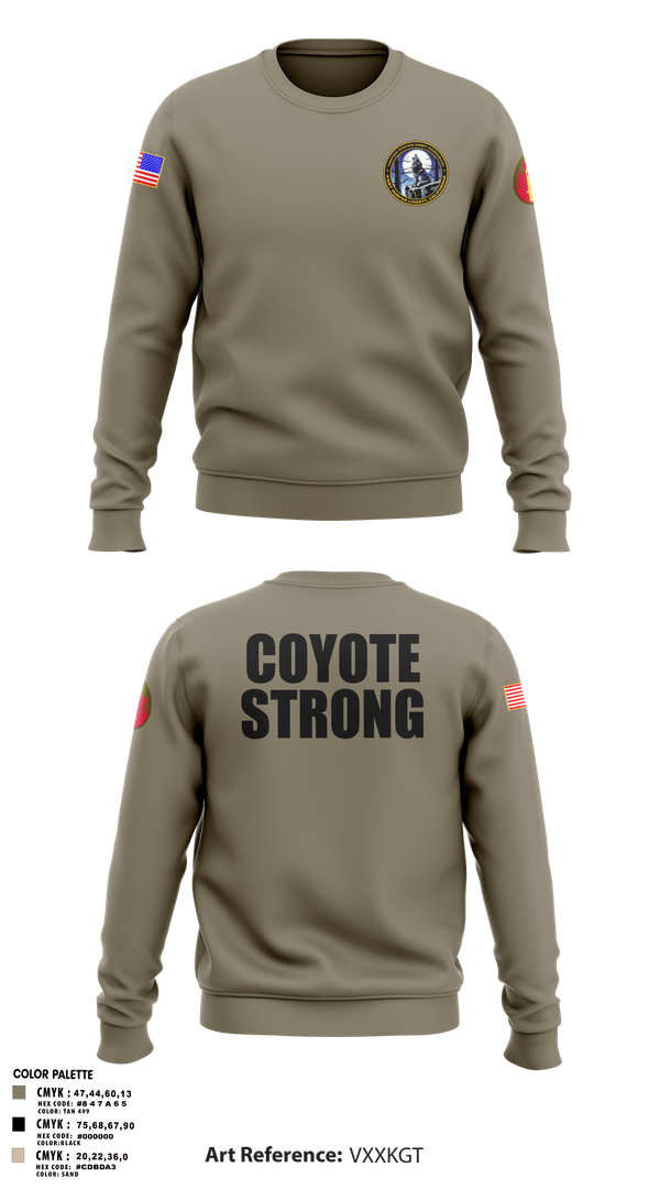Crew Neck Sweatshirt, FHL Garrison 2, , Teamtime, Team time, sublimation, custom sports apparel, team uniforms, spirit wear, spiritwear, sports uniforms, custom shirts, team store, custom team store, fundraiser sports, apparel fundraiser
