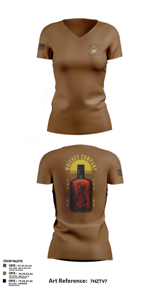 Womens Short Sleeve Vneck Shirt, GWU NROTC, Marines, Teamtime, Team time, sublimation, custom sports apparel, team uniforms, spirit wear, spiritwear, sports uniforms, custom shirts, team store, custom team store, fundraiser sports, apparel fundraiser