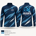 Rams Football 90395590 Quarter Zip Jacket - 1