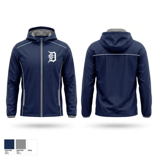 Windbreaker, Tigers, Baseball, Teamtime, Team time, sublimation, custom sports apparel, team uniforms, spirit wear, spiritwear, sports uniforms, custom shirts, team store, custom team store, fundraiser sports, apparel fundraiser