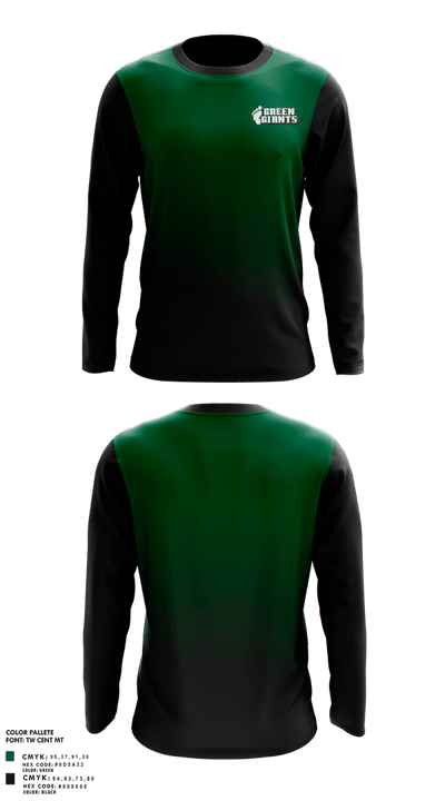 MN Green Giants 54620247 Long Sleeve Performance Shirt 1