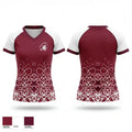 Caravel Academy Track & Field 75008776 Women's Short Sleeve V-neck Shirt - 1