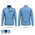 Manchester Bombers Quarter Zip Jacket - 1