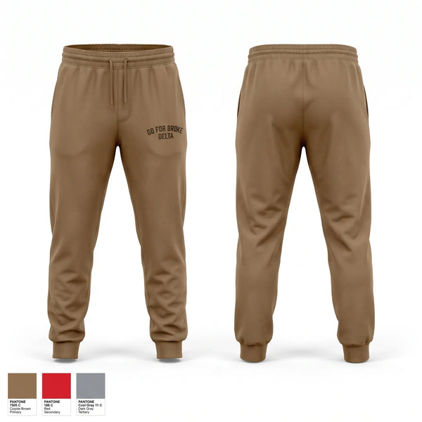 Sweatpants, Delta Company 100BN 442IN REGT, Army, Teamtime, Team time, sublimation, custom sports apparel, team uniforms, spirit wear, spiritwear, sports uniforms, custom shirts, team store, custom team store, fundraiser sports, apparel fundraiser