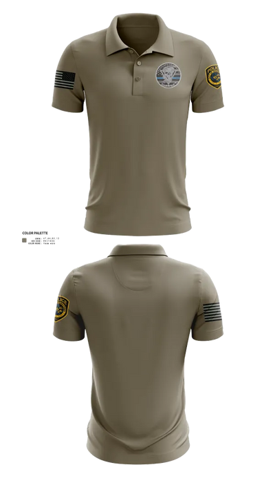 Robstown Police Department Narcotics Division Short Sleeve Performance Polo - 61