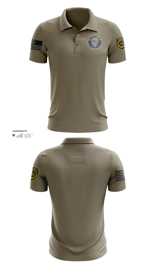 Short Sleeve Performance Polo, Robstown Police Department, Police, Teamtime, Team time, sublimation, custom sports apparel, team uniforms, spirit wear, spiritwear, sports uniforms, custom shirts, team store, custom team store, fundraiser sports, apparel fundraiser