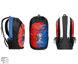 Gear Bag, Dixie Softball Inc, Softball, Teamtime, Team time, sublimation, custom sports apparel, team uniforms, spirit wear, spiritwear, sports uniforms, custom shirts, team store, custom team store, fundraiser sports, apparel fundraiser