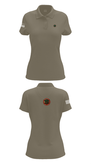 Womens Short Sleeve Performance Polo, Detachment 1, 24th MDSB, , Teamtime, Team time, sublimation, custom sports apparel, team uniforms, spirit wear, spiritwear, sports uniforms, custom shirts, team store, custom team store, fundraiser sports, apparel fundraiser
