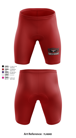 Mens Compression Shorts, Carolina Track Hawks, Track & Field, Teamtime, Team time, sublimation, custom sports apparel, team uniforms, spirit wear, spiritwear, sports uniforms, custom shirts, team store, custom team store, fundraiser sports, apparel fundraiser