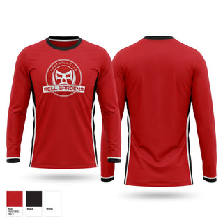 Long Sleeve Performance Shirt, Bell Gardens FC, Men's Soccer, Teamtime, Team time, sublimation, custom sports apparel, team uniforms, spirit wear, spiritwear, sports uniforms, custom shirts, team store, custom team store, fundraiser sports, apparel fundraiser