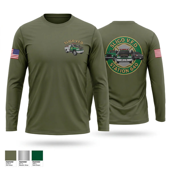 Long Sleeve Performance Shirt, 640 Sligo, Fire Department, Teamtime, Team time, sublimation, custom sports apparel, team uniforms, spirit wear, spiritwear, sports uniforms, custom shirts, team store, custom team store, fundraiser sports, apparel fundraiser