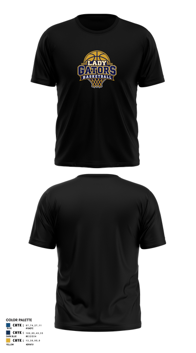 Lady Gators Basketball 81597712 Short Sleeve Performance Shirt - 6