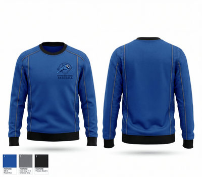 Newton High School Baseball 32855981 Crew Neck Sweatshirt - 1