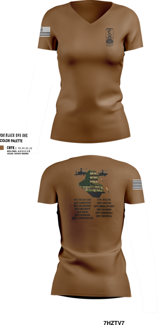 Womens Short Sleeve Vneck Shirt, 2-17 CAV, , Teamtime, Team time, sublimation, custom sports apparel, team uniforms, spirit wear, spiritwear, sports uniforms, custom shirts, team store, custom team store, fundraiser sports, apparel fundraiser