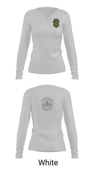 Womens Long Sleeve Vneck Shirt, Forest Heights Police, Police, Teamtime, Team time, sublimation, custom sports apparel, team uniforms, spirit wear, spiritwear, sports uniforms, custom shirts, team store, custom team store, fundraiser sports, apparel fundraiser