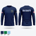Blue Island Police Department 54908531 Long Sleeve Performance Shirt - 1
