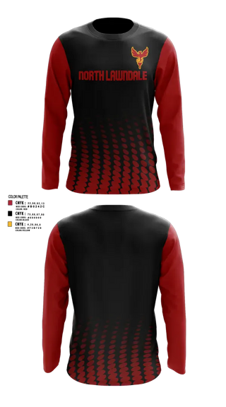 Long Sleeve Performance Shirt, North Lawndale College Prep, , Teamtime, Team time, sublimation, custom sports apparel, team uniforms, spirit wear, spiritwear, sports uniforms, custom shirts, team store, custom team store, fundraiser sports, apparel fundraiser