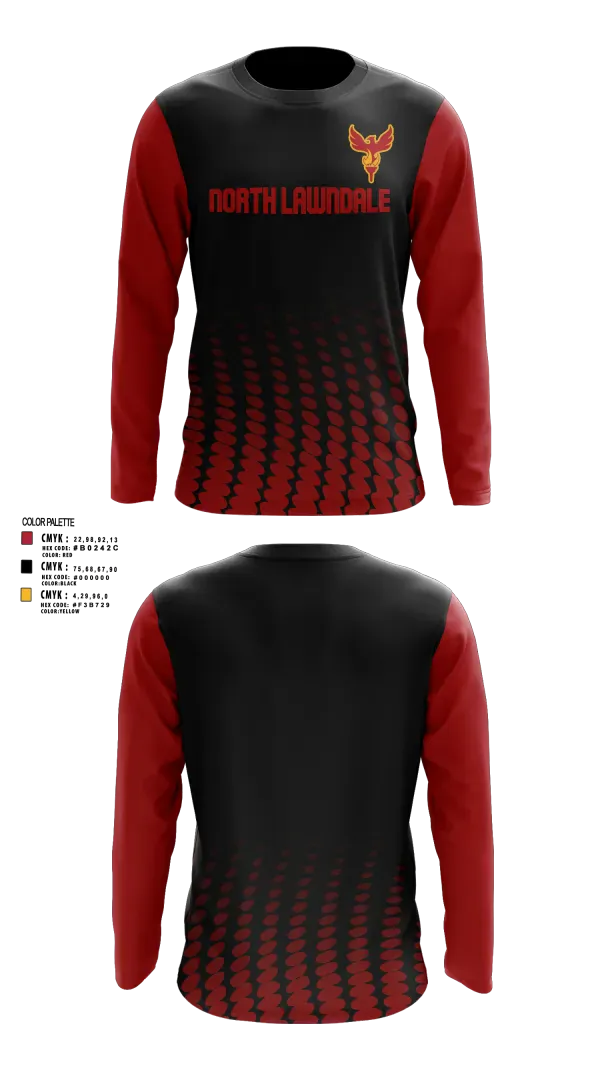 Long Sleeve Performance Shirt, North Lawndale College Prep, , Teamtime, Team time, sublimation, custom sports apparel, team uniforms, spirit wear, spiritwear, sports uniforms, custom shirts, team store, custom team store, fundraiser sports, apparel fundraiser