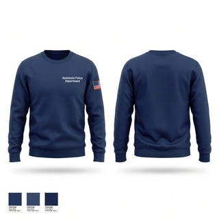 Crew Neck Sweatshirt, Andalusia Police Department, Police, Teamtime, Team time, sublimation, custom sports apparel, team uniforms, spirit wear, spiritwear, sports uniforms, custom shirts, team store, custom team store, fundraiser sports, apparel fundraiser