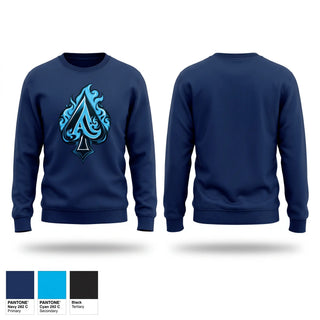 Crew Neck Sweatshirt, Aces, Softball, Teamtime, Team time, sublimation, custom sports apparel, team uniforms, spirit wear, spiritwear, sports uniforms, custom shirts, team store, custom team store, fundraiser sports, apparel fundraiser