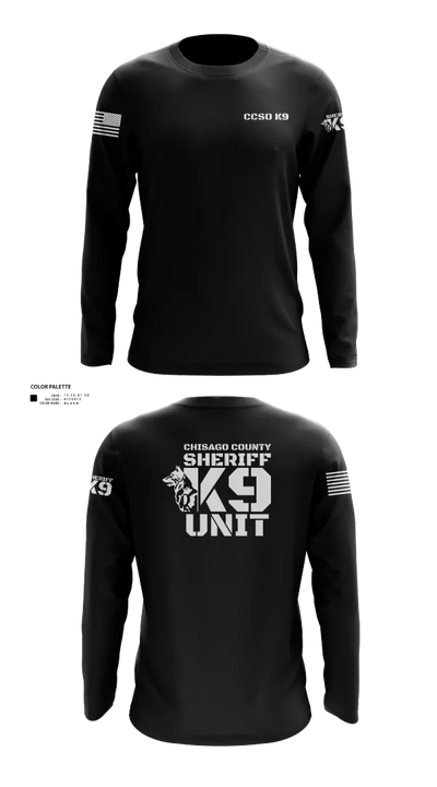 Chisago County K9 Unit 88074556 Long Sleeve Performance Shirt 110