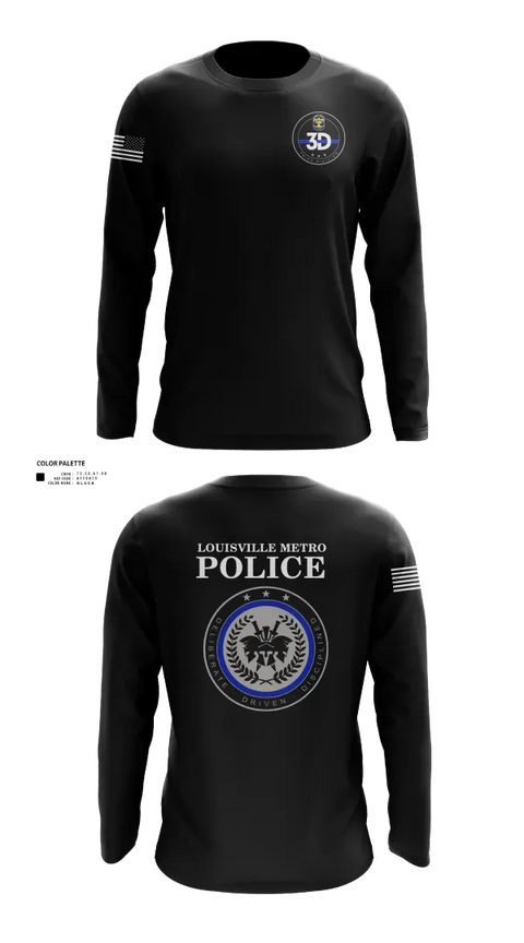 Long Sleeve Performance Shirt, 3rd Division CIU, Police, Teamtime, Team time, sublimation, custom sports apparel, team uniforms, spirit wear, spiritwear, sports uniforms, custom shirts, team store, custom team store, fundraiser sports, apparel fundraiser