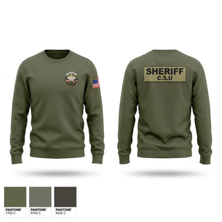 Crew Neck Sweatshirt, Peach County Sheriff Office, Police, Teamtime, Team time, sublimation, custom sports apparel, team uniforms, spirit wear, spiritwear, sports uniforms, custom shirts, team store, custom team store, fundraiser sports, apparel fundraiser